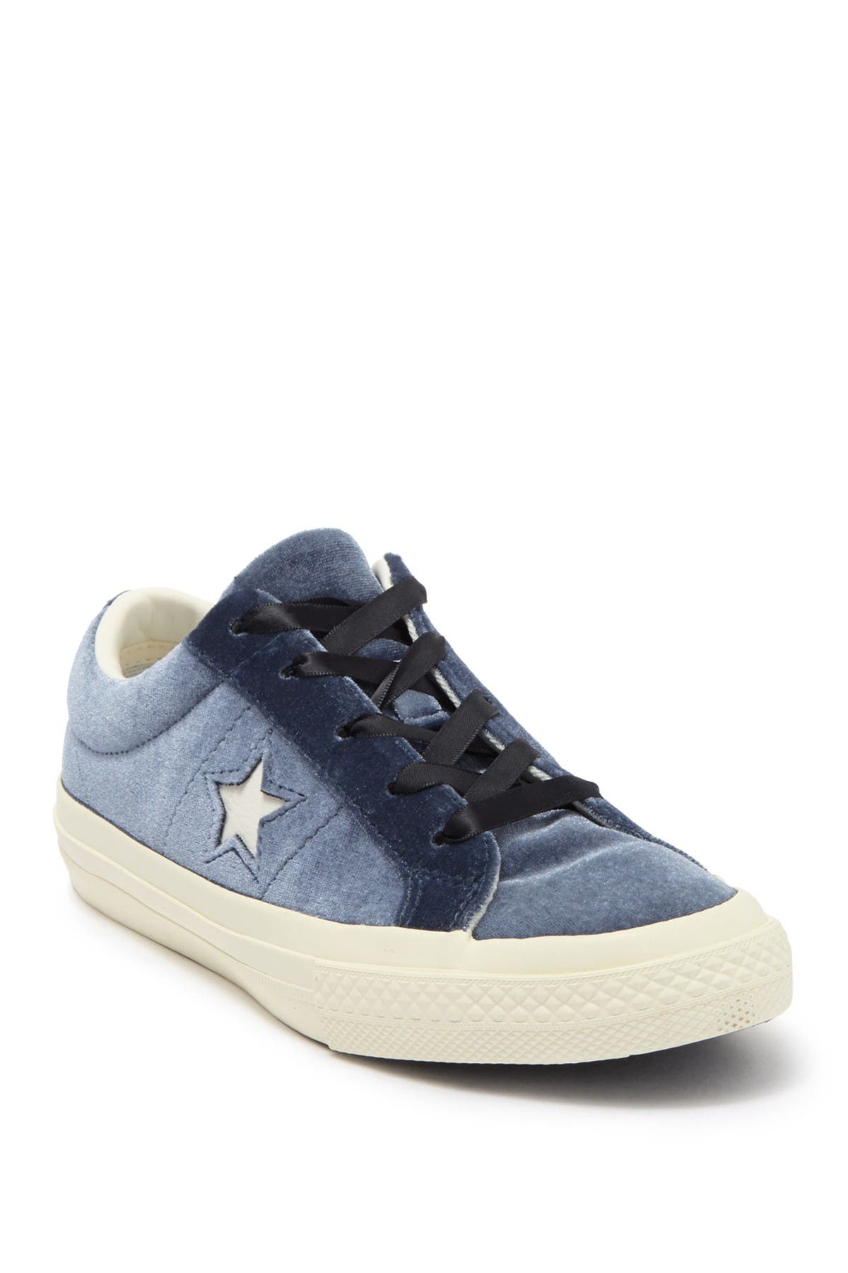 converse one star velvet platform
