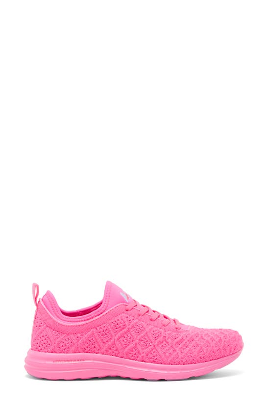 Shop Apl Athletic Propulsion Labs Techloom Phantom Running Shoe In Fusion Pink / Bellflower