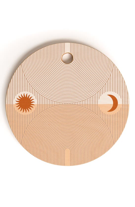 Deny Designs Celestial Arches By Iveta Abolina Cutting Board In Beige