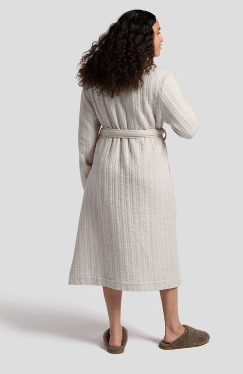 Shop Parachute Cozy Knit Robe In Natural