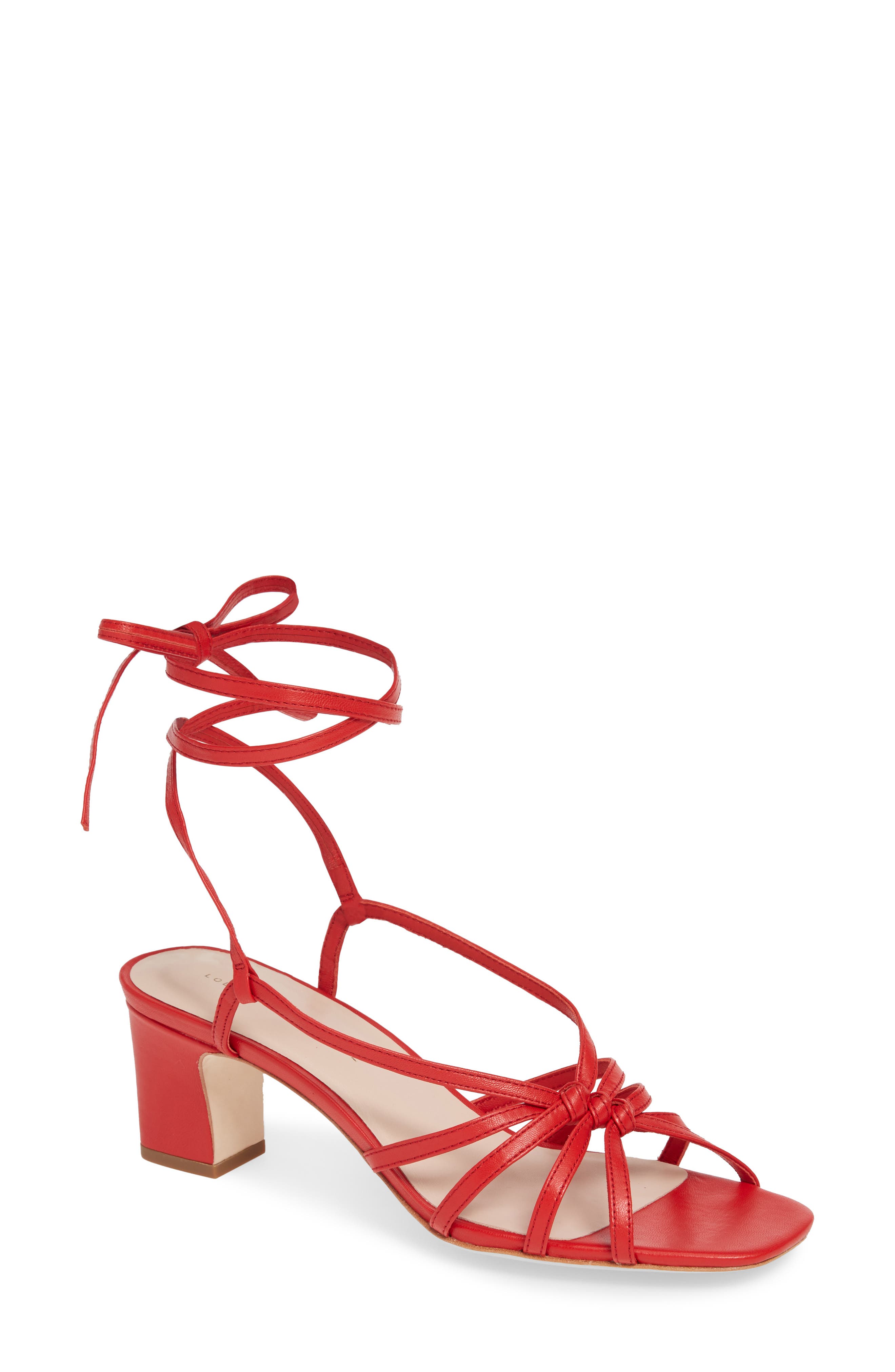 loeffler randall red sandals
