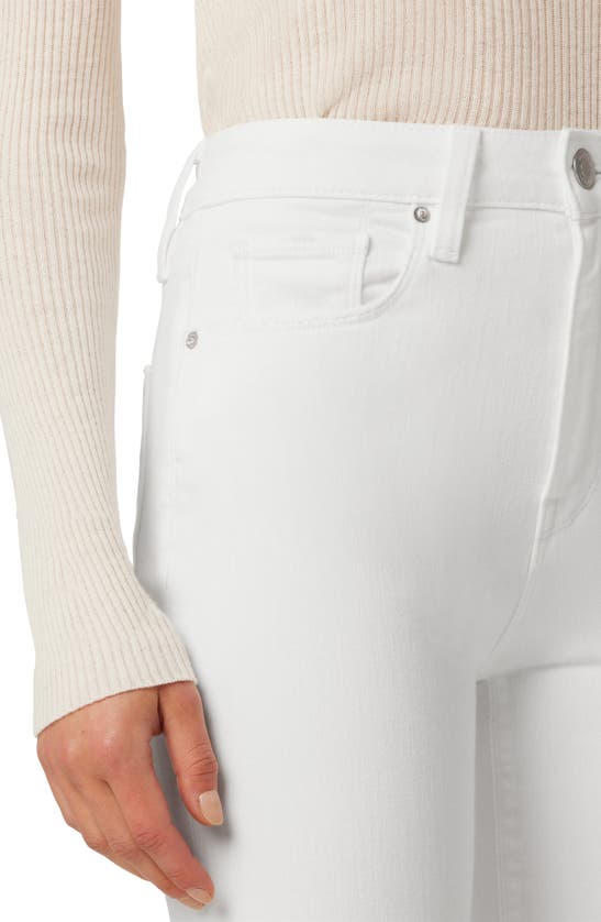 Hudson Jeans Holly Snow Angel High Rise Flare Bootcut Jean In White
