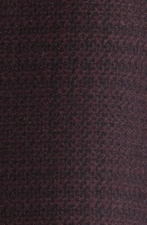 Zegna Oasi Plaid Cashmere Blazer In Plum