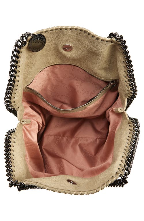 Stella Mccartney Falabella Faux Leather Tote In 2902 - Light Khaki