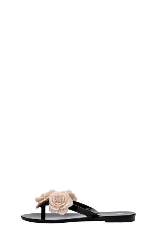 Mini Melissa Girls' Harmonic Springtime Sandals - Toddler, Little Kid, Big Kid In Beige/blck