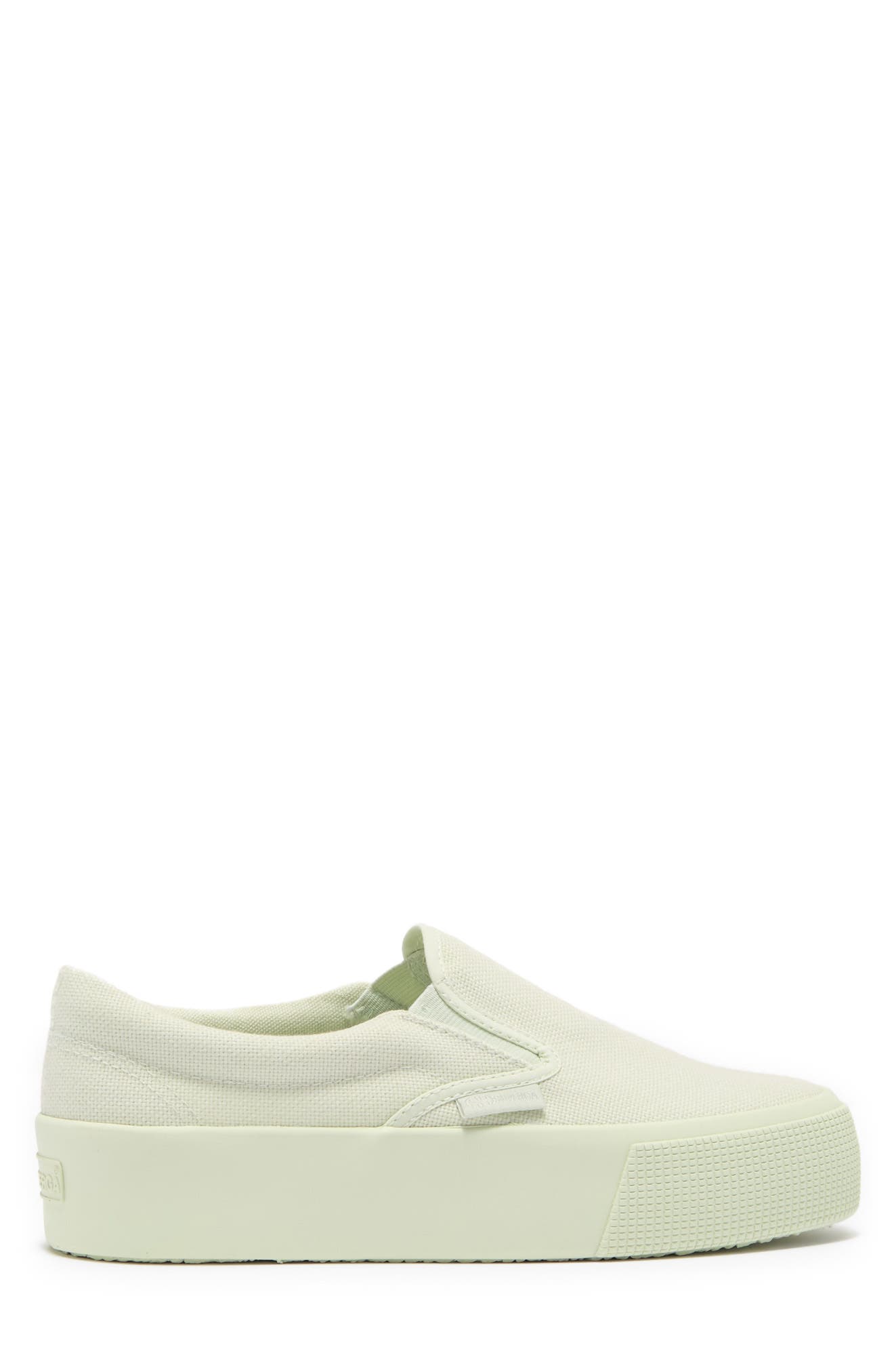 superga platform slip on