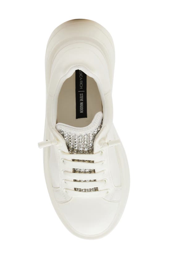 Shop Jessica Rich By Steve Madden Luna Platform Sneaker In White