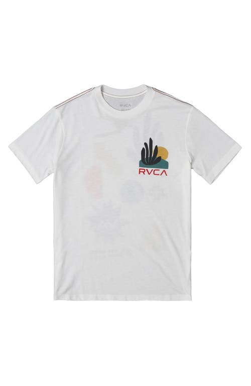 RVCA Kids' Paper Cuts Graphic T-Shirt Antique White at