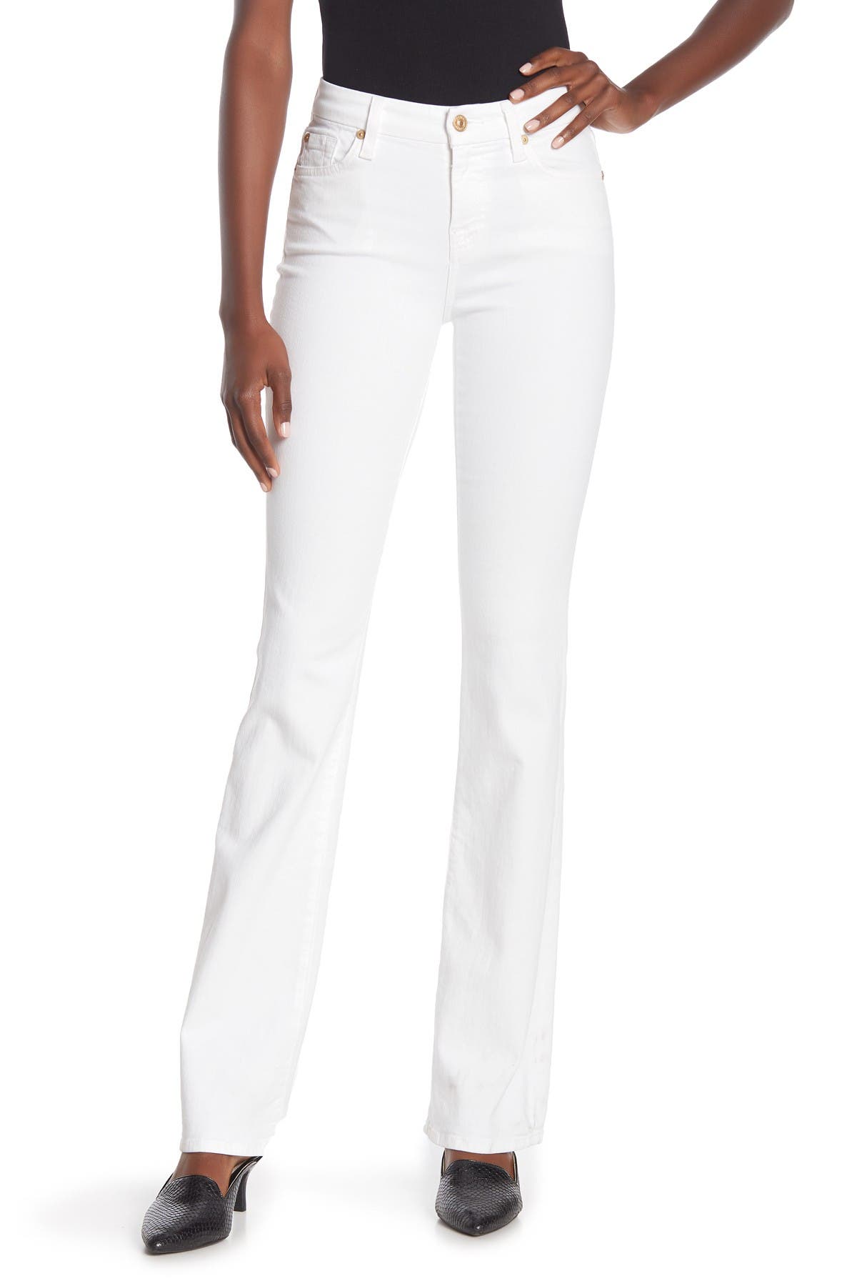 white bootcut
