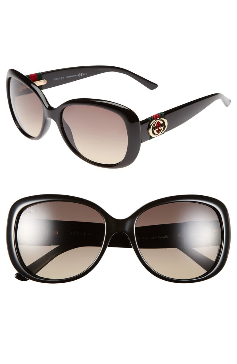 Gucci 56mm Oversized Sunglasses | Nordstrom