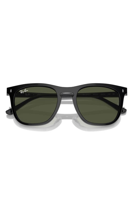 Ray Ban 53mm Square Sunglasses In Black
