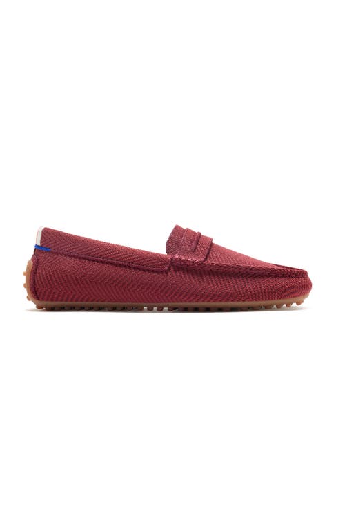 Shop Rothys Rothy's The Driver In Merlot Herringbone