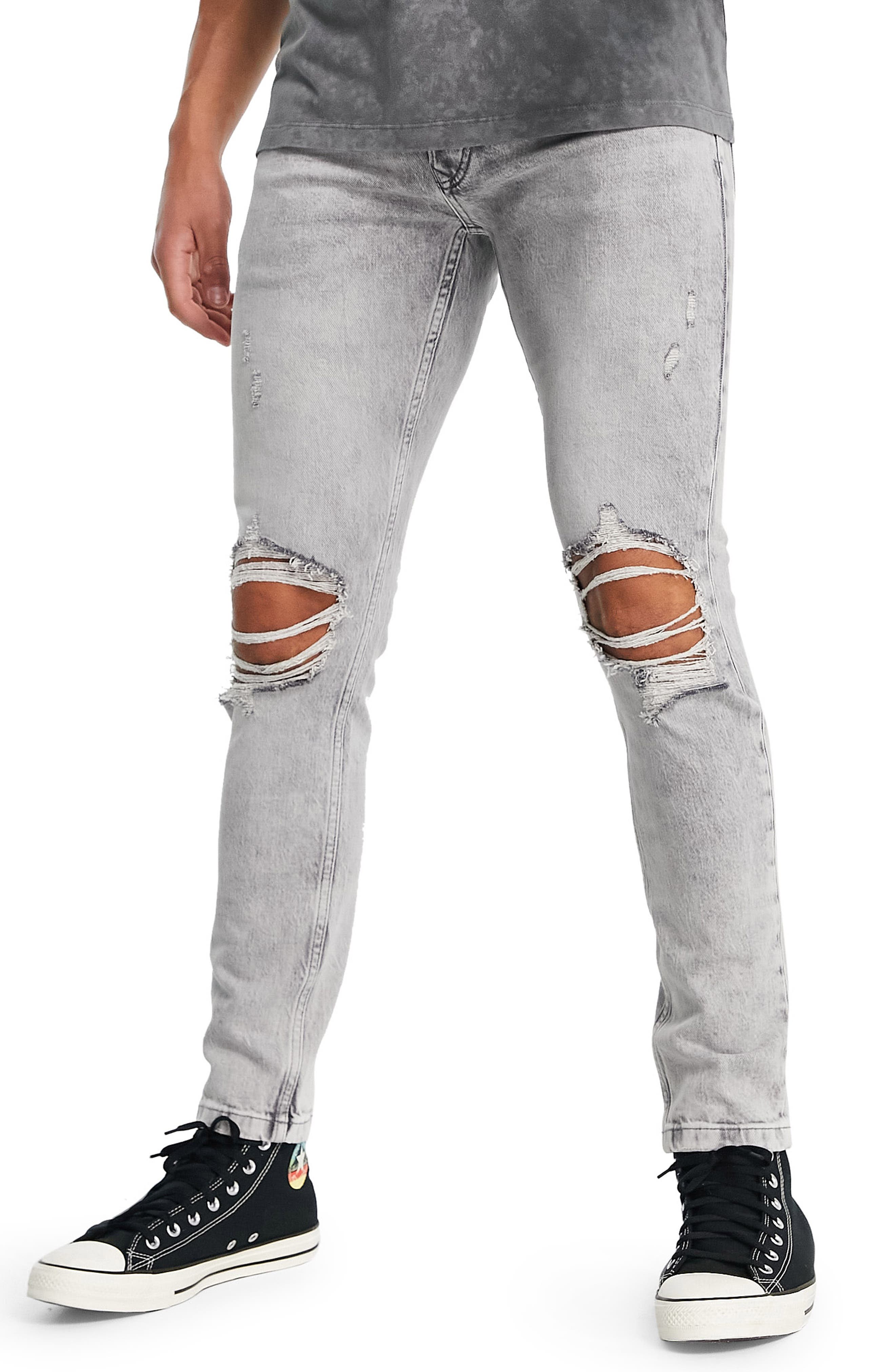 faded grey jeans men