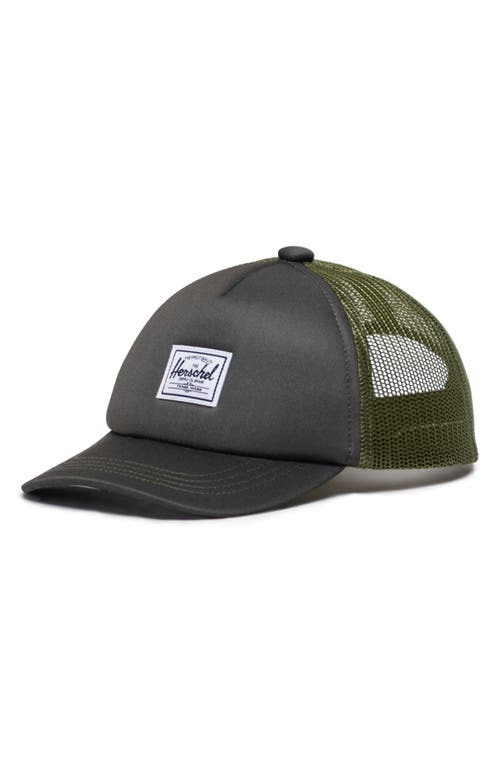 Shop Herschel Supply Co . Whaler Mesh Trucker Hat In Four Leaf Clover