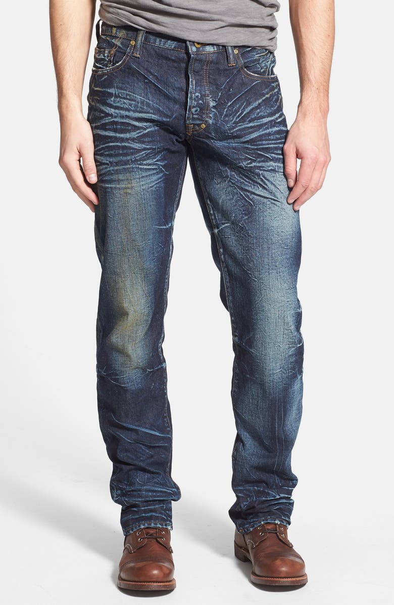 PRPS 'Barracuda' Distressed Straight Leg Jeans (Winged Bat) | Nordstrom