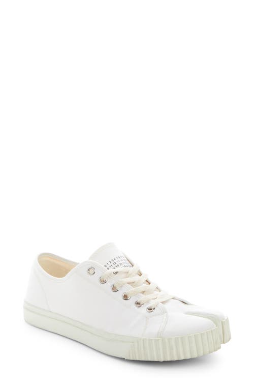 Maison Margiela Tabi Low Top Sneaker in White at Nordstrom, Size 10Us