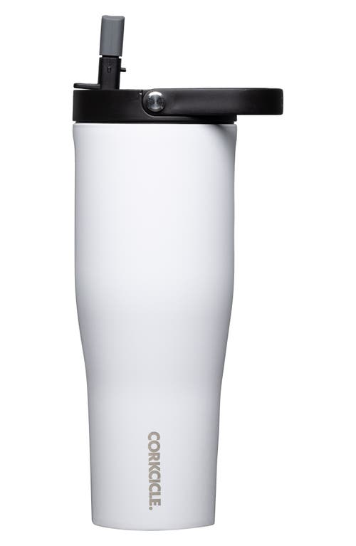 Corkcicle 30-ounce Xl Go Cup In Gloss White