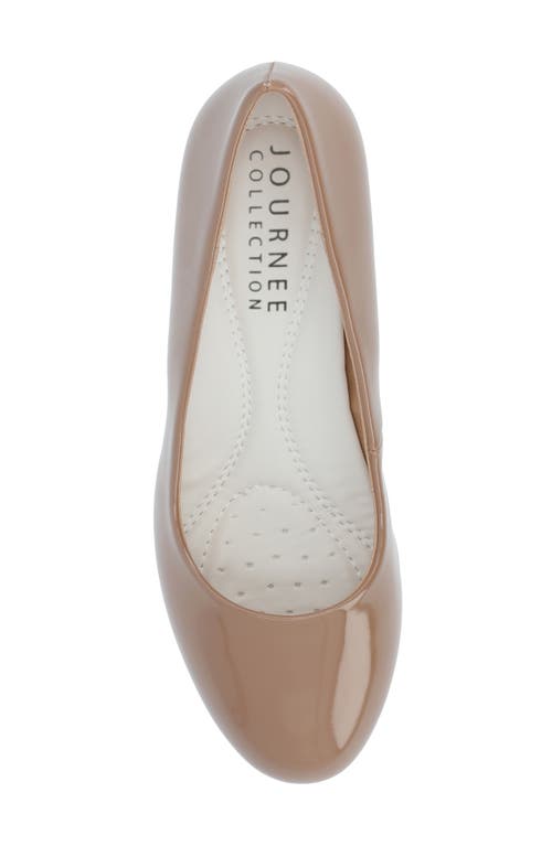 Journee Collection Journee Luu Pump In Patent/taupe