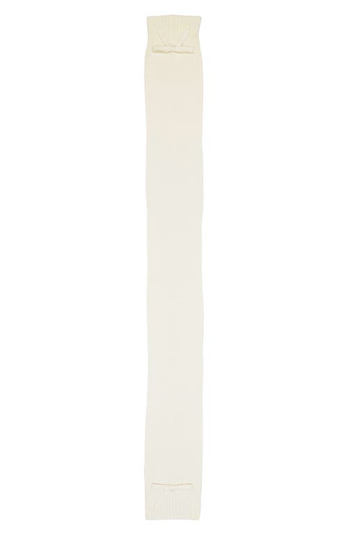 Shop Kate Spade New York Bow Accent Scarf In Cream