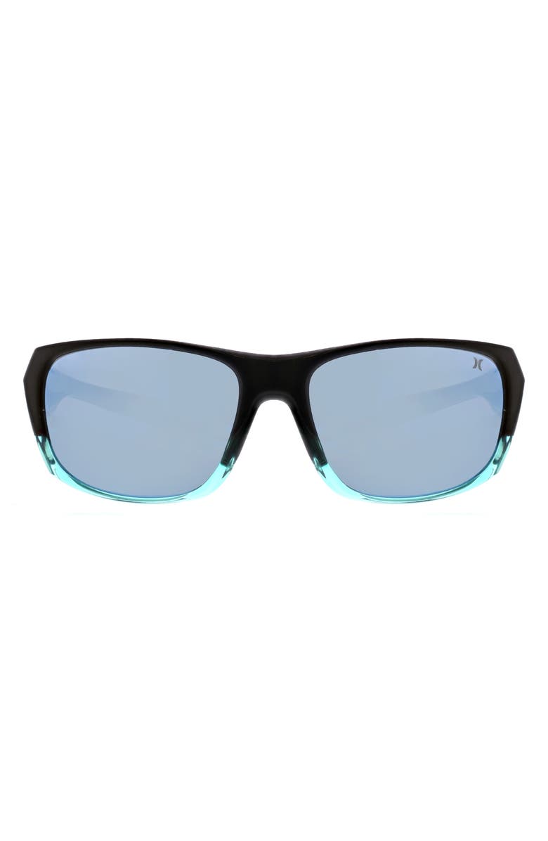 Hurley Beveled 59mm Polarized Sunglasses | Nordstromrack