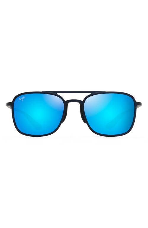 Maui Jim Keokea 55mm Polarizedplus2® Aviator Sunglasses In Blue