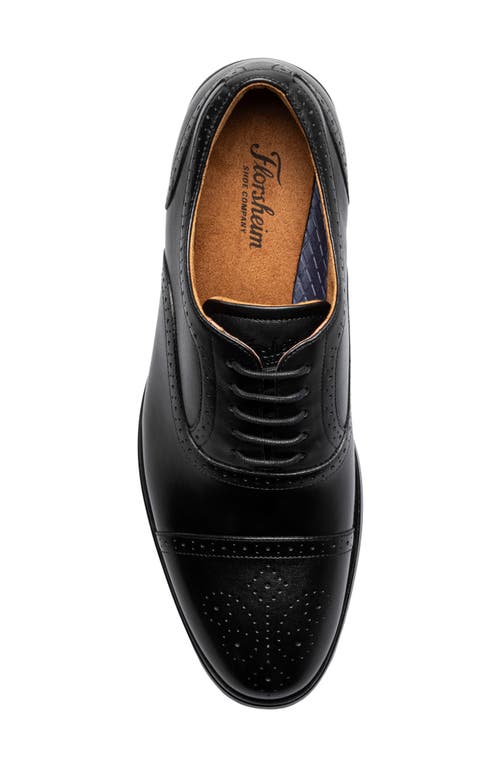 Shop Florsheim Rucci Cap Toe Oxford In Black