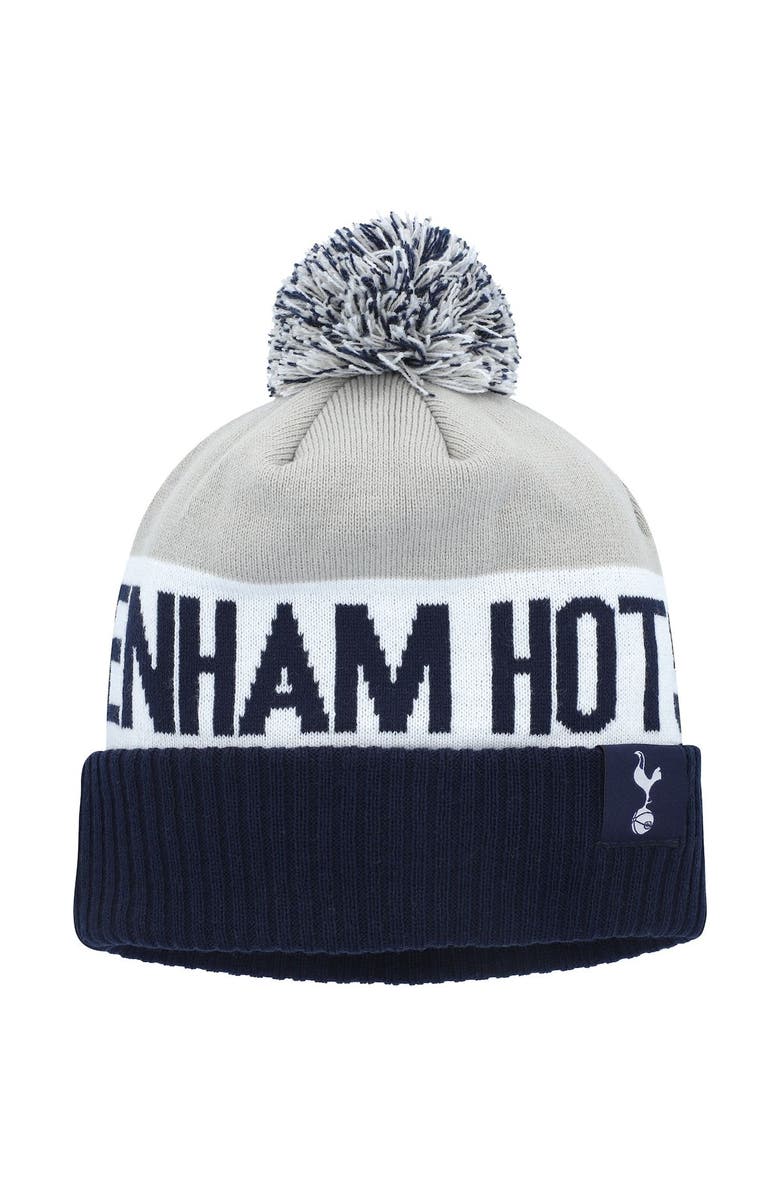 Nike Men's Nike Navy/Gray Tottenham Hotspur Classic Stripe Cuffed Knit Hat with Pom | Nordstrom