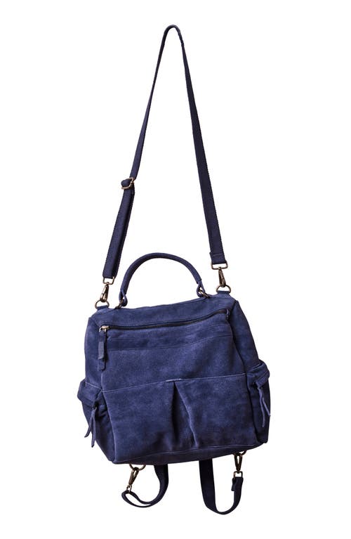 Free People Paint The Town Backpack In Bellweather Blue