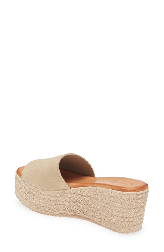 Shop Cordani Buffy Espadrille Platform Sandal In Arena Suede