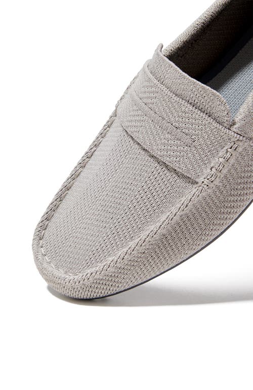 Shop Rothys Rothy's The Driving Loafer In Light Grey Herringbone