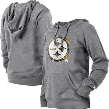 New Era Women's New Era Gray Pittsburgh Steelers Floral Pullover
