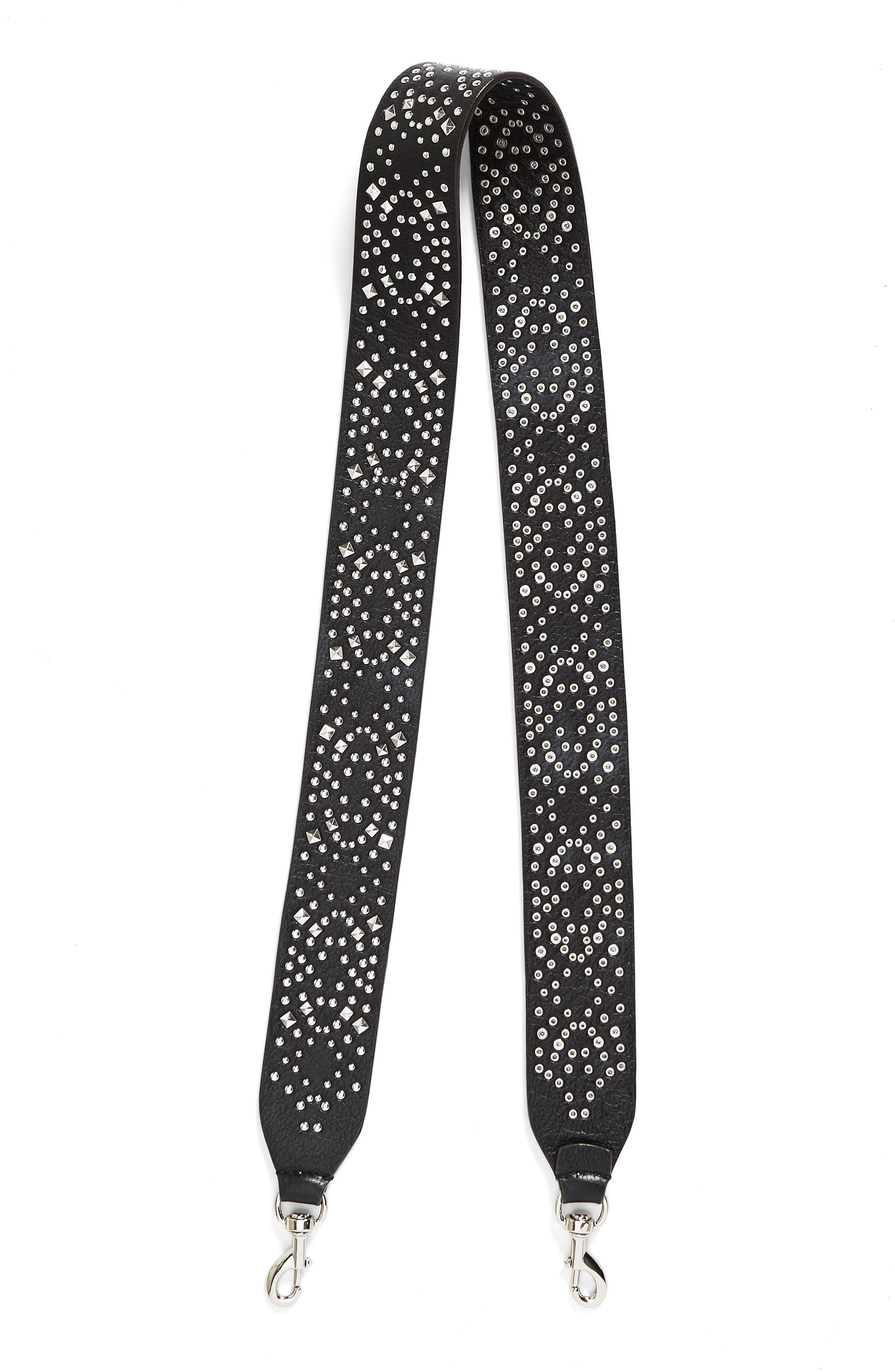 rebecca minkoff studded guitar strap