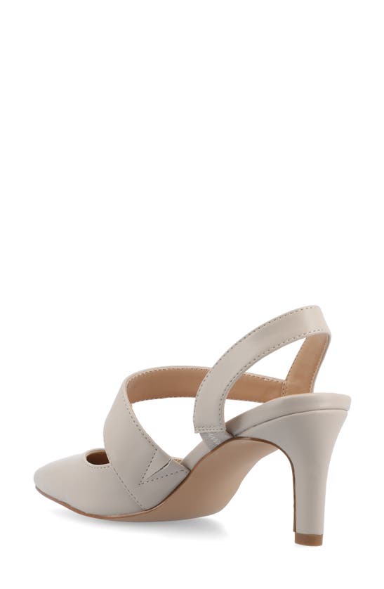 Journee Collection Scarlett Pointed Toe Pump In Grey