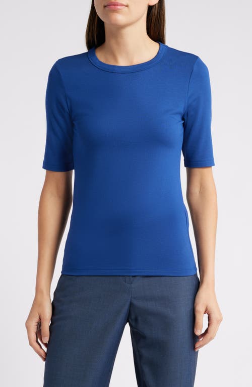 Hugo Boss Boss Efita Crewneck T-shirt In Deep Cove