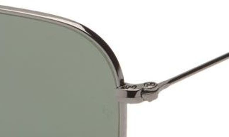 Shop Ray Ban Ray-ban 'caravan' 55mm Sunglasses In Gunmetal/crystal Green