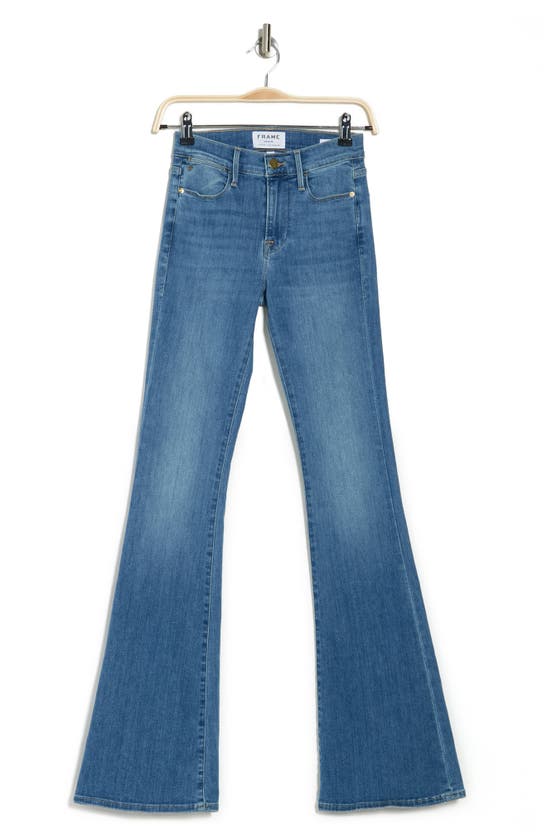 Frame Le High N Tight Flared Leg Jeans In Chatwin