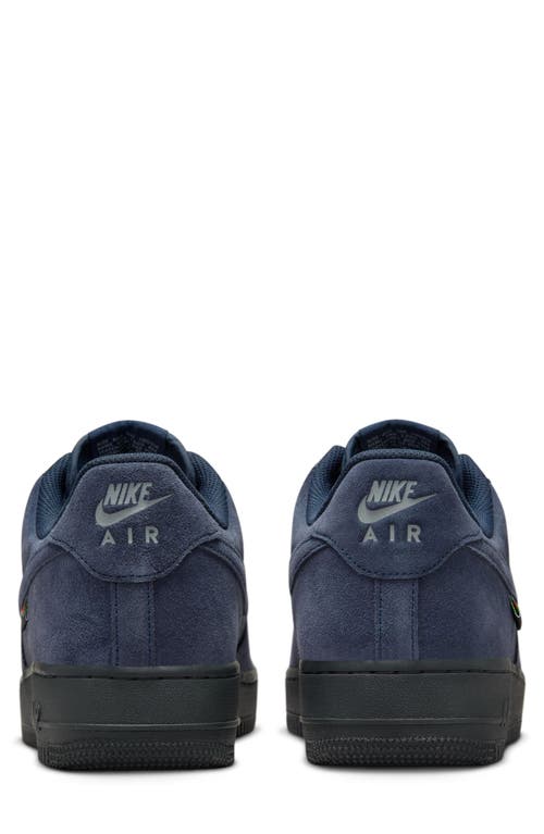 Shop Nike Air Force 1 '07 Sneaker In Dark Obsidian/black