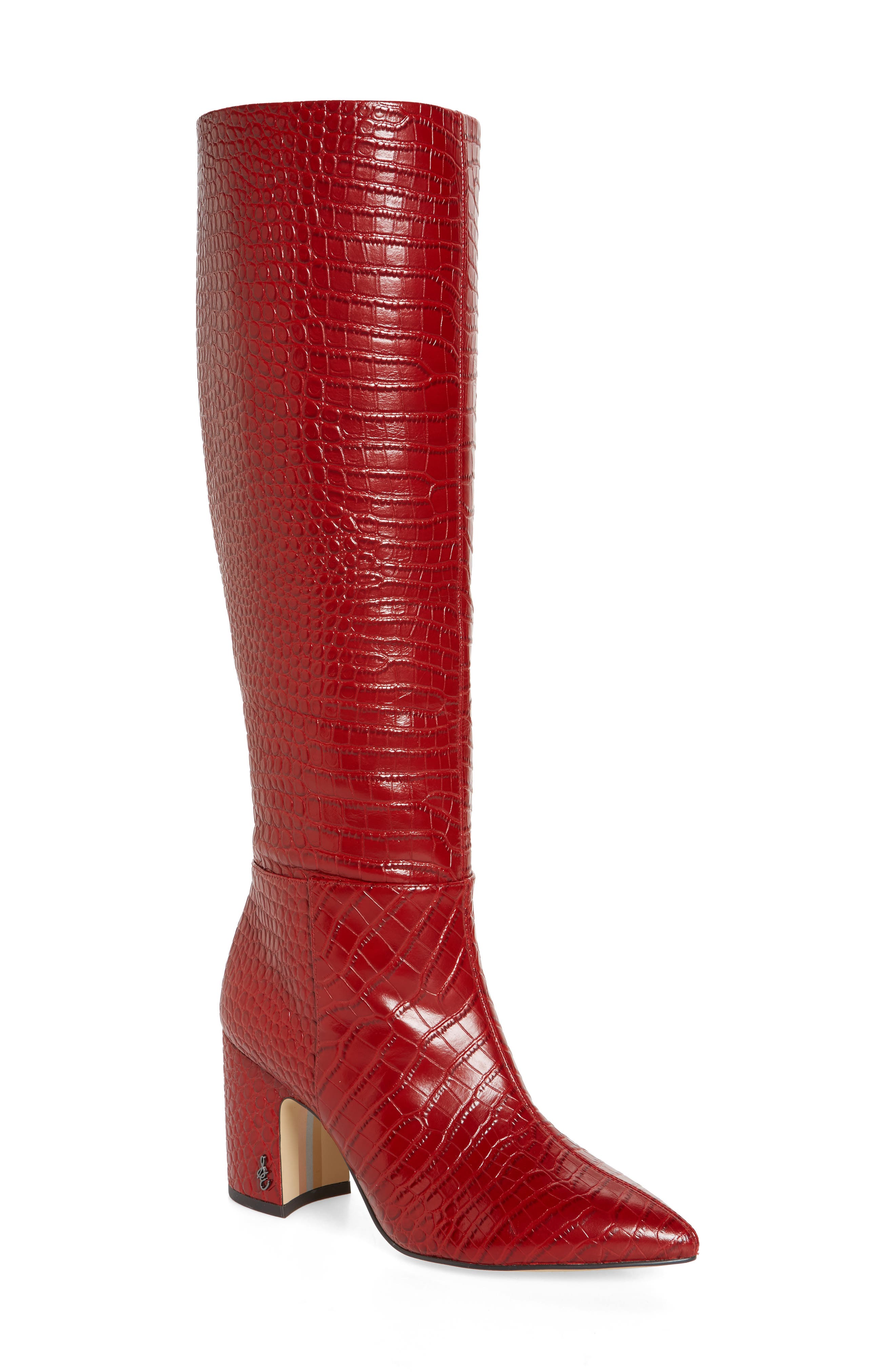 sam edelman boots red