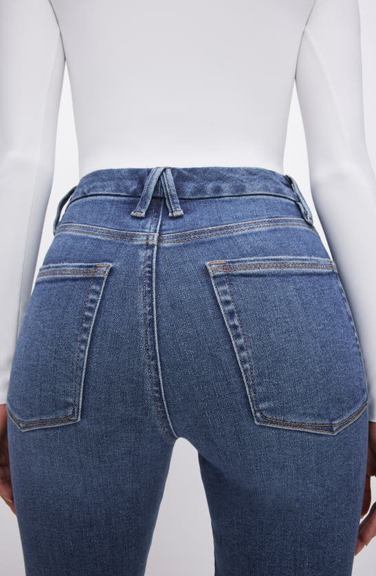 Good American Good Curve Bootcut Jeans In Indigo536