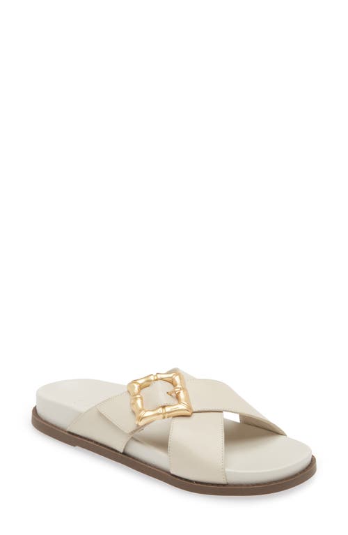 Schutz Enola Slide Sandal Pearl at Nordstrom,