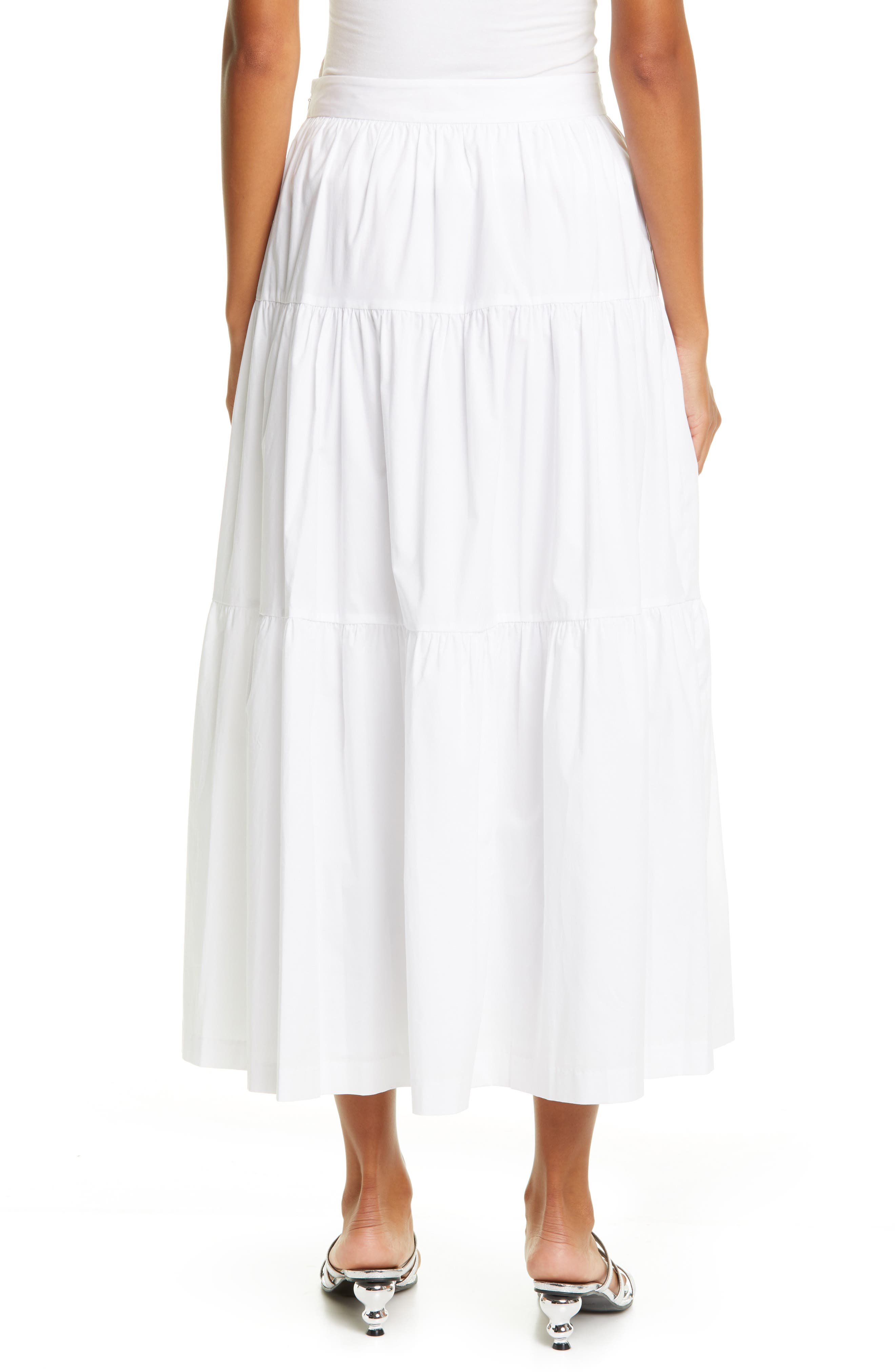 nordstrom white maxi skirt