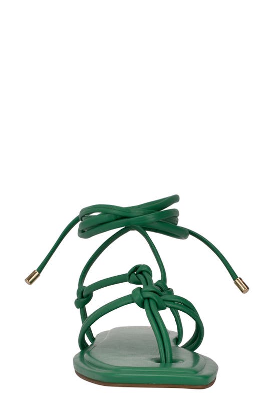 Marc Fisher Ltd Falina Strappy Sandal In Medium Green