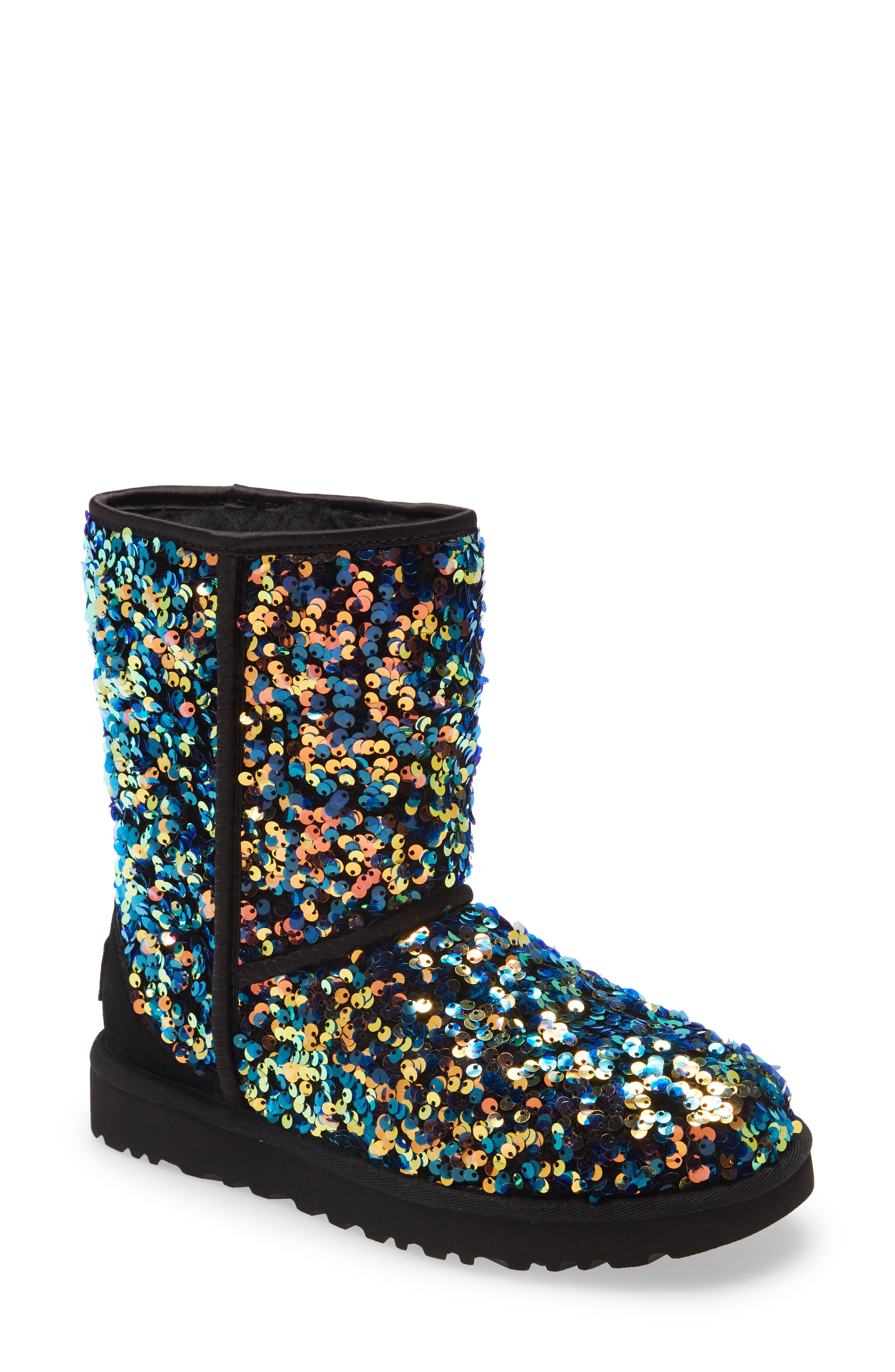 UGG® Classic Stellar Sequin Boot (Women 