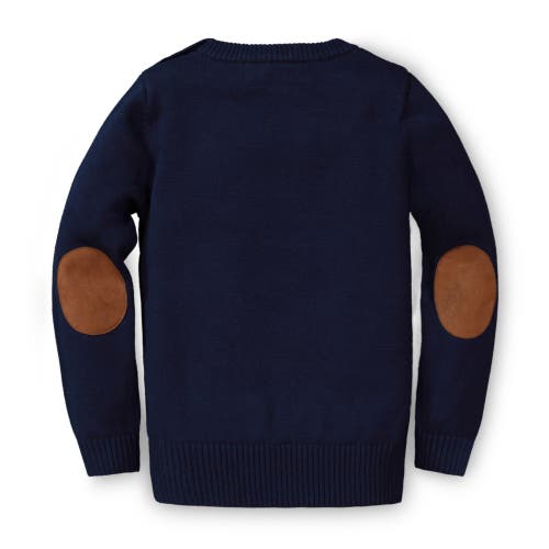 Shop Hope & Henry Girls' Organic Horse Intarsia Sweater, Kids In Navy