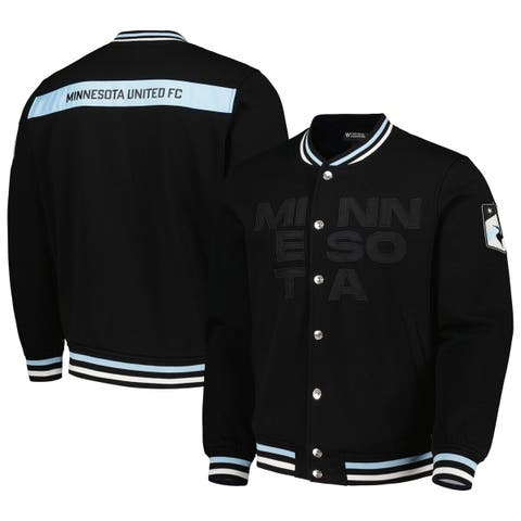 The Wild Collective Men's The Wild Collective Navy Dallas Cowboys Metallic  Bomber Full-Snap Jacket