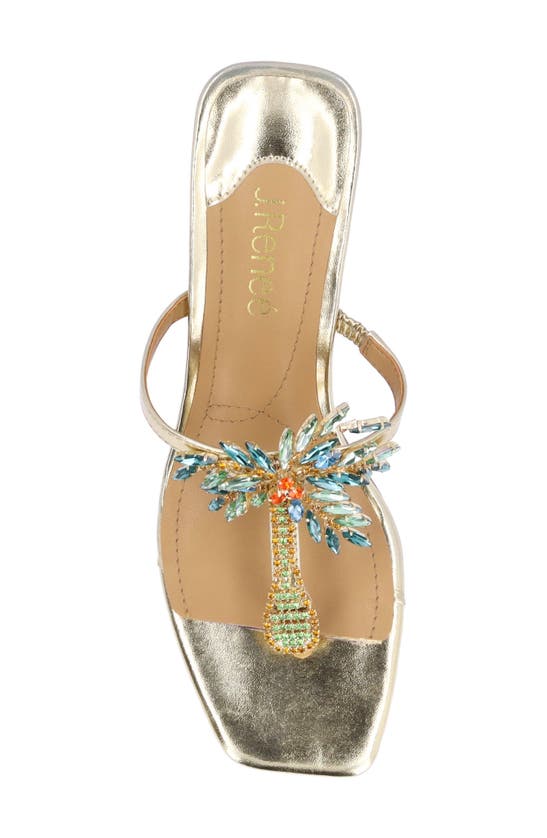 Shop J. Reneé Palmy T-strap Sandal In Gold