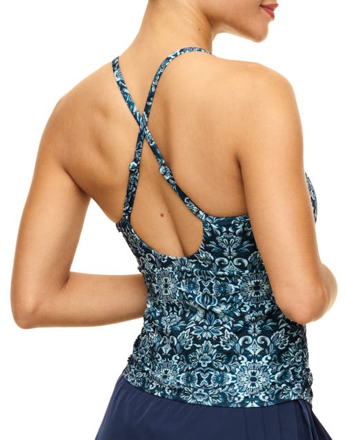 Shop Adore Me Jaden Support Tank In Geo Blue