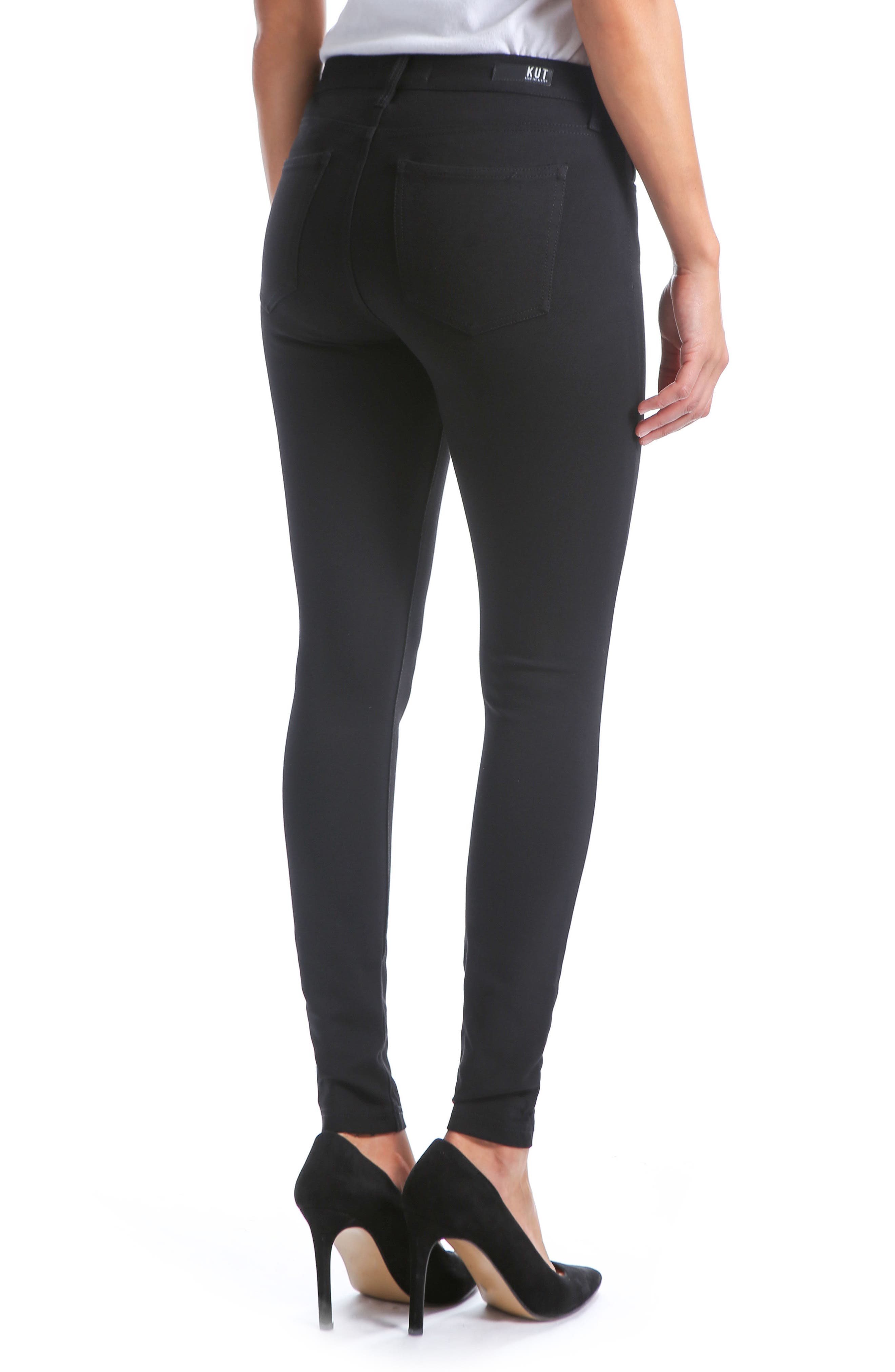 high waist ponte skinny pant