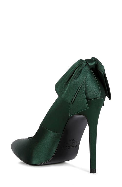 Rag & Co Hornet Bow Pump In Green