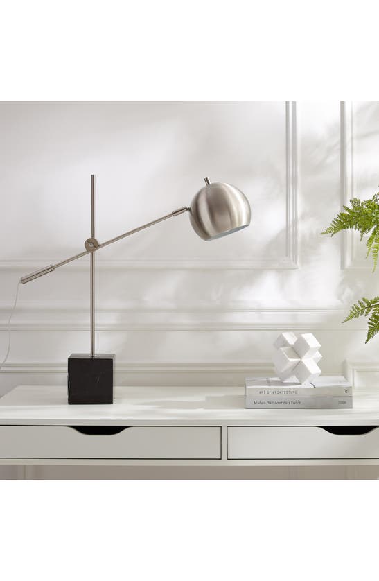 Shop Inspired Home Magdalena Table Lamp In Stainless Steel